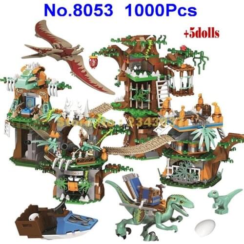Winner 8053 1000pcs Jurassic Dinosaur Tribe Building Blocks 5 Toy