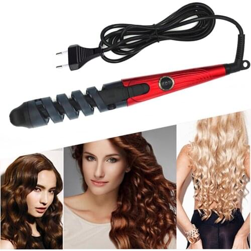 Professional Hair Curler Roller Magic Spiral Curling Iron Fast Heating Curling Wand Electric Hair Styler Pro Styling Tool