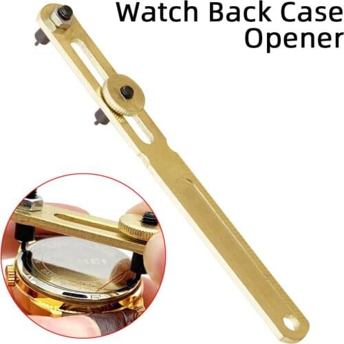 Metal Watch Repair Kit Adjustable Back Case Opener Cover Remover Screw Watchmaker Open Battery Change Tool Watch Accessories