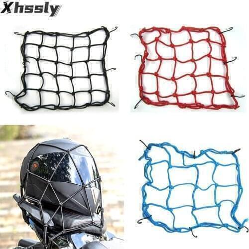 Motorcycle Helmet Luggage Net Motorbike Cargo Storage Tank Mesh For YAMAHA Nmax 125 Mt 09 Vmax 1200 Yzf 250 Yzf600R Thundercat