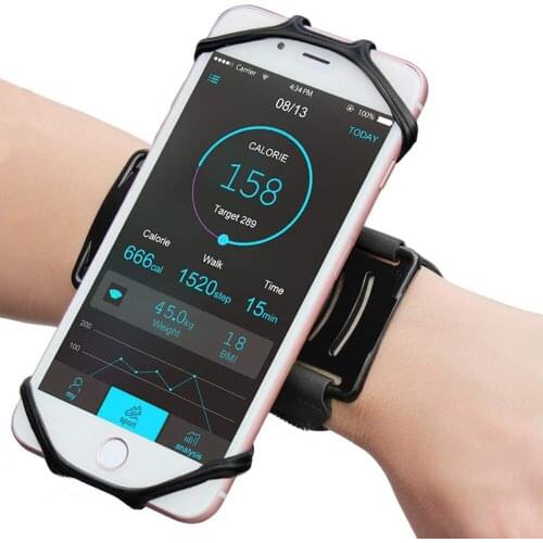 Universal Phone Holder Wristband Sports Running Armband for 4"-6.5" inch Cycling Gym Arm band Bag Smart Phone for Samsung Huawei
