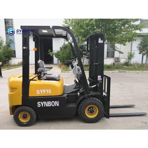 SYNBON new 1.5ton forklift Diesel natural gas electric forklift truck CE certification SYF15 Storage equipment Lifting machinery