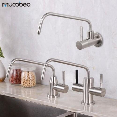 304 Stainless Steel Direct Drinking Tap For Kitchen Water Filter Faucet Purify System Reverse Osmosis