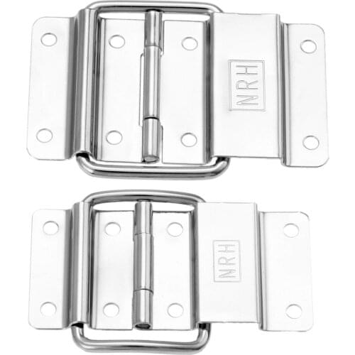 1 Pc Iron Home Cabinet Hinges Flight Case Wardrobe Door Toolbox Locker Support Hinge Furniture Hardware Fittings 37*78mm/48*84mm