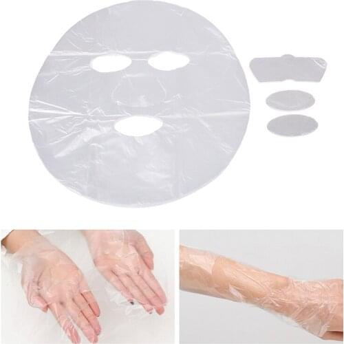 100Pcs Natural PE Full Face Cleaner Mask Natural Disposable Eye Stickers Nose Stickers Face Mask Beauty Healthy Tool