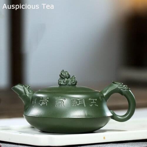 180ml Yixing High-End Tea Pot Purple Clay Teapot Boutique Green Mud Beauty Kettle Chinese Tea Ceremony Customized Gifts