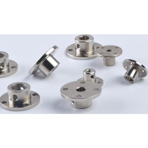 2 PCS Rigid Flange Coupling Motor Guide Shaft Coupler Motor Connector 3/4/5/6/7/8/10mm