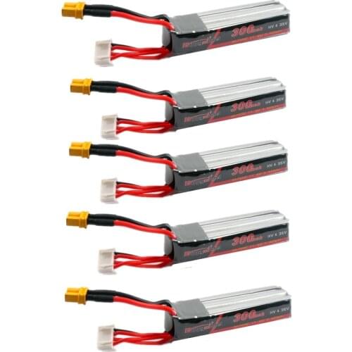 3S 11.4v 300mah LIPO LIHV Battery 30/60C XT30 Connector for HappyModel Mobula7 Mobula 7 HD Sailfly-X URUAV UR85 UR85HD FPV Drone