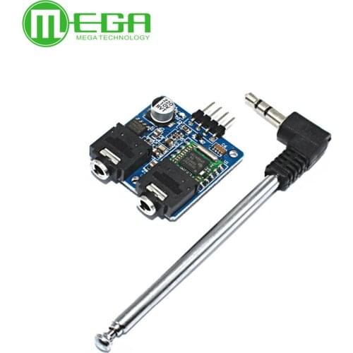 5set TEA5767 FM Stereo Radio Module for 76-108MHZ With Free Cable Antenna