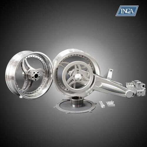 INCA Customization Motorcycle Accessory Swing Arm Hubs Belt Pulley Assembly for VROD night rod muscle 08-17