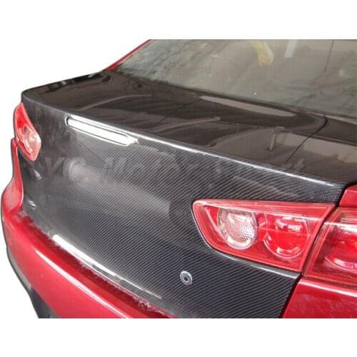 Car Accessories Carbon Fiber OEM Style Trunk Fit For 2008-2012 EVO X EVO 10 Rear Trunk Bootlid Tailgate