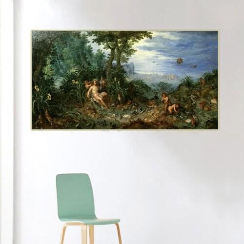Citon Bruegel Pieter《Allegory of Water》Canvas Art Oil Painting Artwork Poster Picture Wall Decor Home Interior Decoration