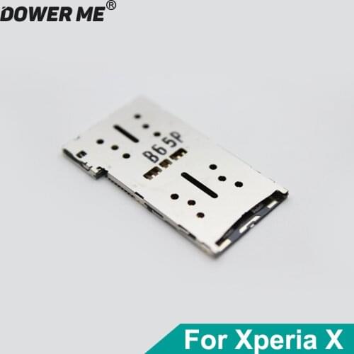 Dower Me MicroSd+SIM Card Reader Holder Connector Slots For Sony Xperia X F5121 F5122