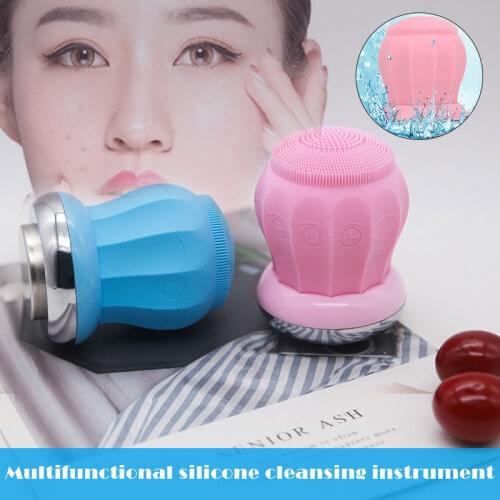 Electric Facial Cleansing Brush Device Rechargeable Skin Care Cleanser Gentle Exfoliation For All Skin Types Skin Care -VL16