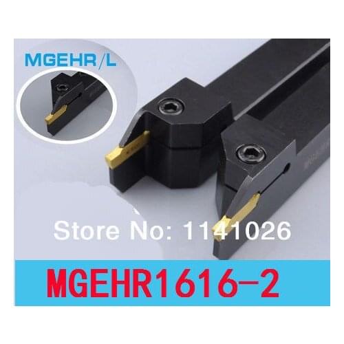MGEHR1616-2 16*16*100MM External Grooving Turning Lathe Bar Tool Holder For Lathe Machine CNC Cutting Turning Tool Set Holder