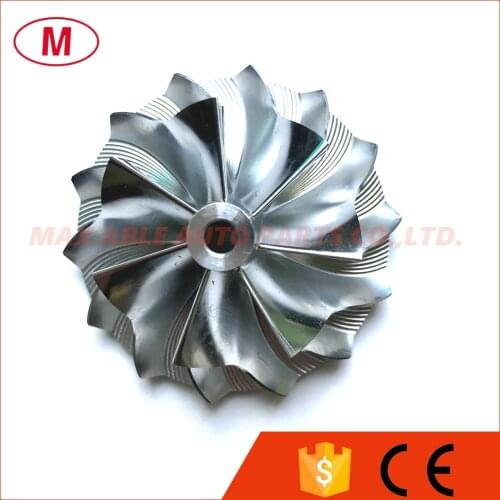 KP39 36.50/49.00mm 7+7 blades High Performance Turbo Billet compressor wheel/Aluminum 2618/Milling wheel for Turbocharger CHRA