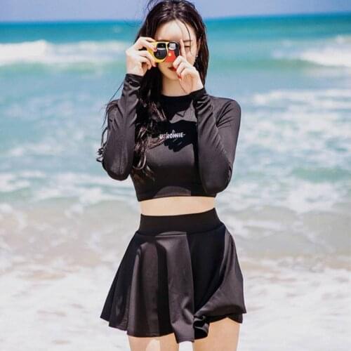 Sexy Swimsuit Swimwear Women Sport Clothing Two piece Swimsuit Bathing Suit Push Up Swimwear Long sleeve Female Swimming Suit