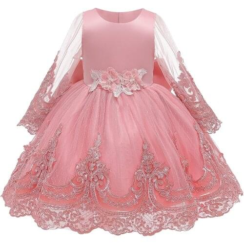 Summer Christmas Girl Dress Upscale 3-14 yrs princess Dresses girls Wedding Sequins Embroidered Formal Girl Birthday Party Dress