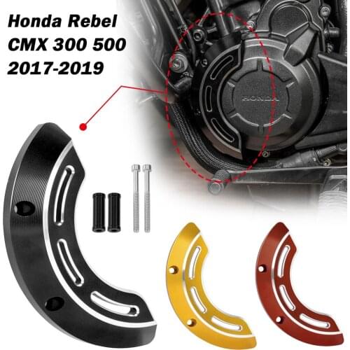 For Honda Rebel CMX 500 300 2017 2018 2019 Motorycle Left Side Engine Guard Crash Pad Cover Frame Slider Falling Protectors New
