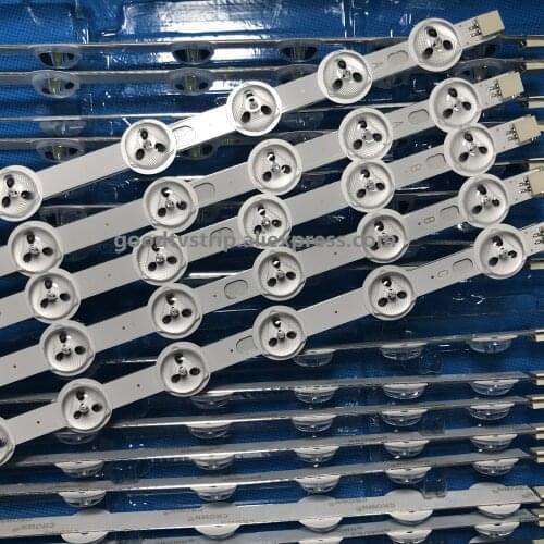 New LED backlight strip 40" 39" NDV REV1.0 ABC For TOS HIBA 40L3433DG VE STEL VES390UNDC-01 VES400UNDS-01 VES400UNDS-02