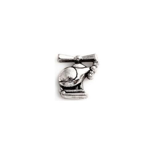 Wholesale 20PCS/lot Silver Plated Helicopter Charm, DIY Alloy Floating Locket Charms Fit For Magnetic Locket Pendant