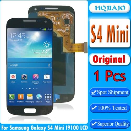 Original For Samsung Galaxy S4 Mini LCD Display Touch Screen Digitizer Assembly For Samsung GT I9190 i9192 i9195 Lcd