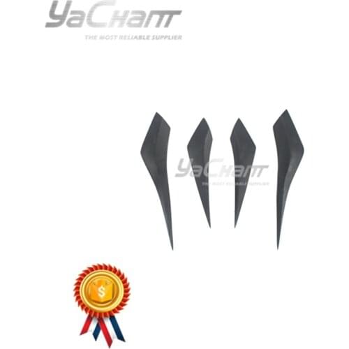 FRP Fiber Glass Front Bumper Canard 4pcs Fit For 2014-2017 i8 ETC Berserker Style Front Canards