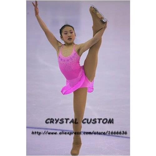 Adult Custom Figure Skating Dress Graceful New Brand Women Ice Skating Dresses For Competition DR3887