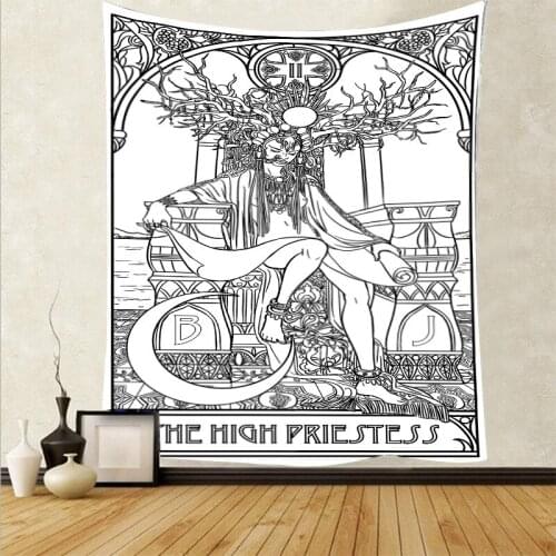 Psychedelic Hippie Fee Wall Hanging dorm room decor Indian Mandala Tapestry Sun Moon Art Wall Tapestry Home Decoration Tapestry