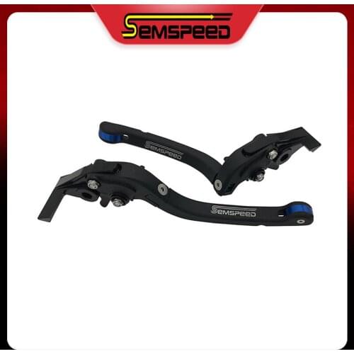 SEMSPEED Motorcycle Handle Clutch and Brake Levers For TRIUMPH BONNEVILLE T120 T100 2016 2017 2018 2019 Adjustable Folding Lever
