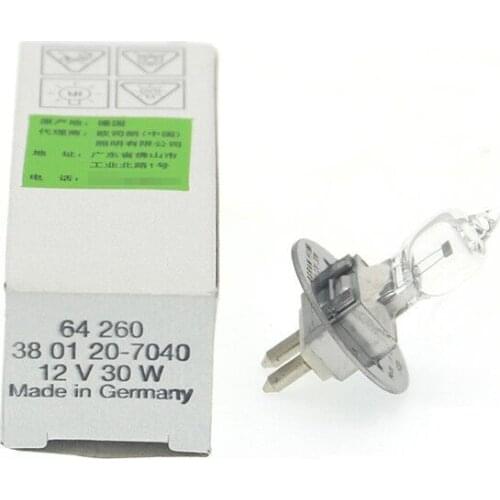 OSRAM 64260 12V 30W PG22 Zeiss Slit Lamp Bulb for Ophthalmic Operating Microscope