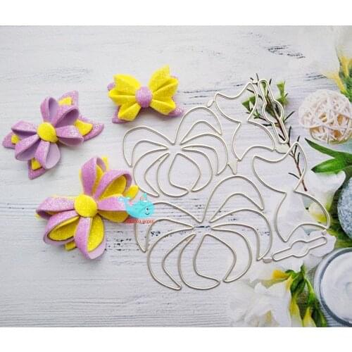 Three sets of sizes bow Metal Cutting Dies Embossing Stencils for DIY Scrapbooking Photo Album Decorative DIY Paper Cards Making