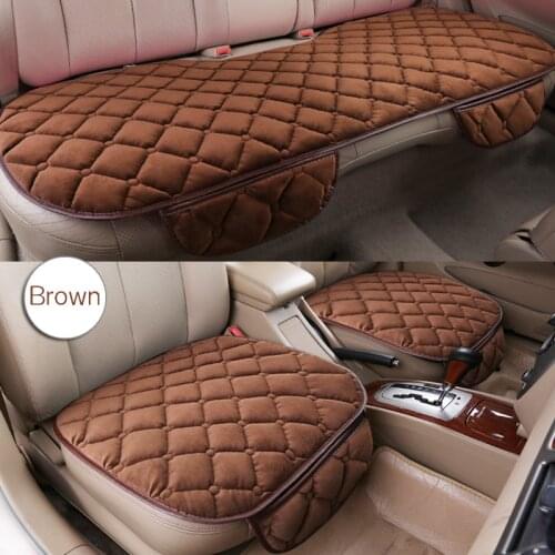 Linen Fabric Car Seat Cover Four Seasons Front Rear Flax Cushion Breathable Protector Mat Pad Auto accessories Universal Size