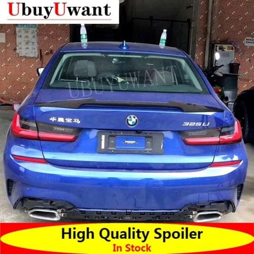 High Quality Carbon Fiber Rear Trunk Spoiler For BMW 3 Series G20 2019 2020 Rear Wing Spoiler Boot Lid M4 Style