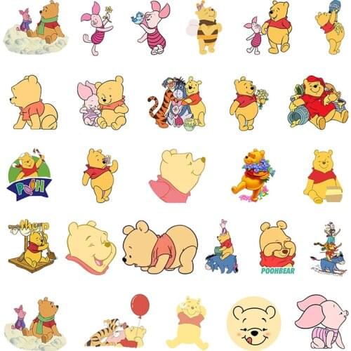 Disney Cartoon Q Version Winnie The Pooh And Piglet Jewelry Accessories Epoxy Resin Jewelry Fashion Handmade