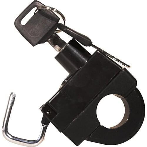 Helmet Lock Handlebars Cafe Racer Motocross Helmet Security Lock Padlock With 2 Keys For Harley Sportster 883 1200 48