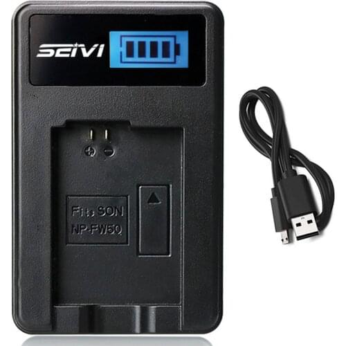 Battery Charger For Sony Alpha NEX-3, NEX-3N, NEX-5, NEX-5N, NEX-5R, NEX-5T, NEX-C3, NEX-F3 Mirrorless Digital Camera