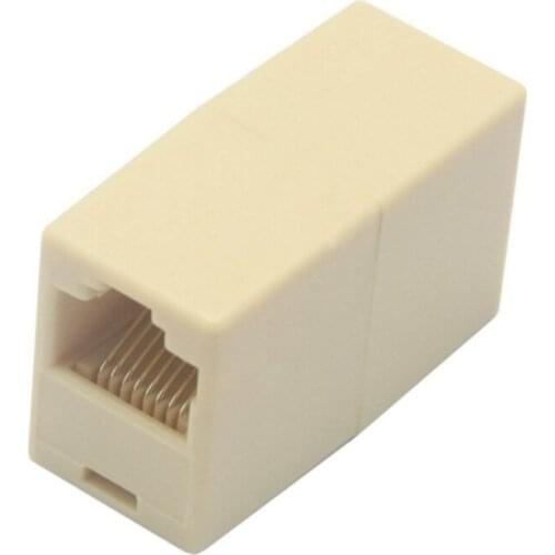10pcs New Alloy Internet Tools RJ45 CAT5 Coupler Plug Adapter Connector Network LAN Cable Extender Connector
