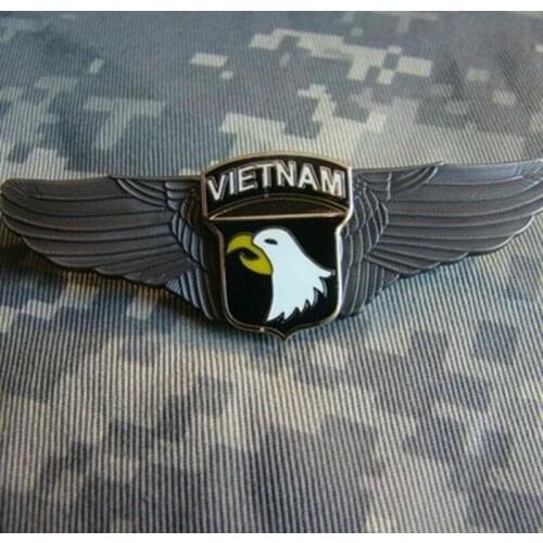 101st Airborne Division Vietnam Us Army Military Pilot Wing Badge Insignia Pin WW2 Military Store