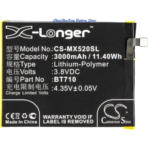 Cameron Sino 3000mAh Battery BT710 for Meizu M5c, M710H, M710M , for Meilan A5