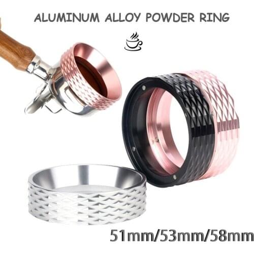 Aluminum Dosing Ring For Brewing Bowl Coffee Powder Espresso Barista Tool For 58 51 53MM Profilter Coffee Tamper Coffeeware