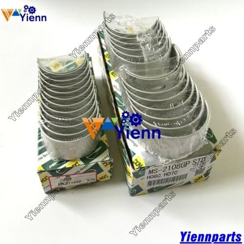 FOR HINO H07C H07D Main Bearing 11701-1661 & Connrod Bearing 13201-1631 for HINO FD164B FD3HJA TRUCKS H07D Diesel Engine Parts