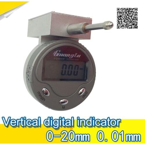 0-20 mm Guanglu new vertical type digital indicator 0.01 mm digital dial indicator
