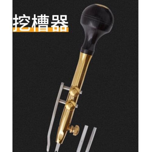 Leather art tools, leather grooving tools, replaceable cutter head groovers, and thread-embedded leather groove groovers