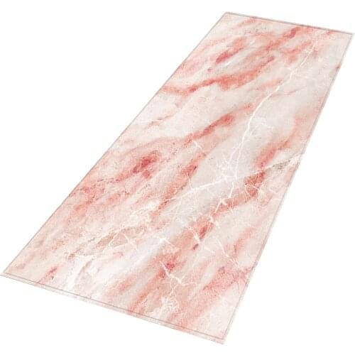 Exquisite Marbling Bathroom Rug Non-Skid Bath Mat Area Rug Floor Carpet For Kitchen Bathroom Living Room Comfortable Underfoot