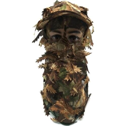 Camouflage Facial 3D Masks Stereo Sheet Turkey Hunting Mask Hat Balaclava Full Forest CS