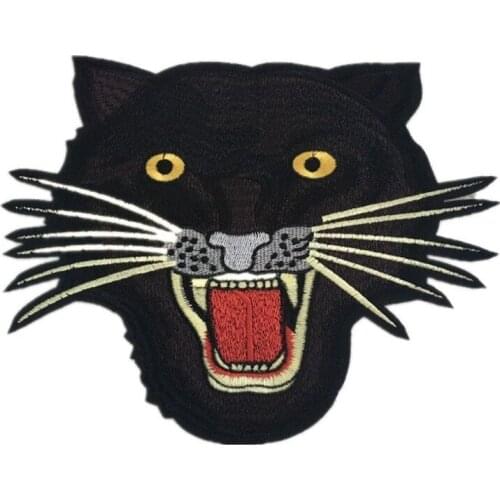 20pcs/Lot Embroidery Patches Letters Clothing Decoration Accessories Animal Something Black Diy Iron Heat Transfer Applique