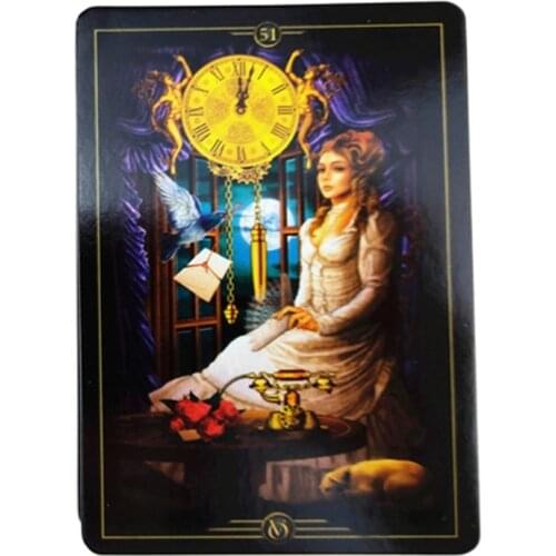 Oracle of Visions Full English 52 Cards Deck Tarot Divination Fate Board Game