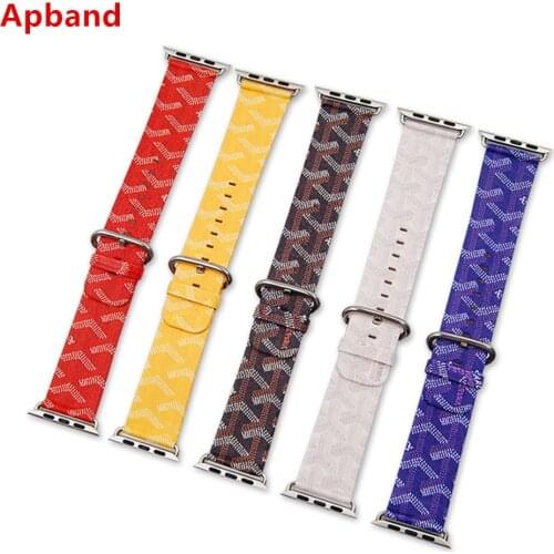 Genuine leather strap For Apple watch band 44mm 40mm 38mm iwatch 42mm classic bracelet watchband apple watch series 4 3 5 se 6