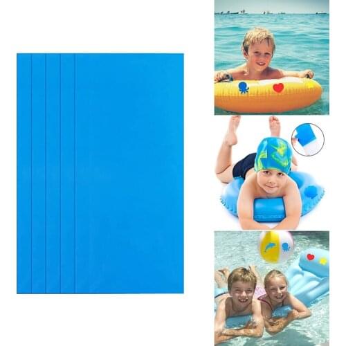 Self-Adhesive PVC PatchesVinyl Pool Liner Patch Boat Repair Rubbers for Inflatable Boat Raft Kayak CanoeRectangle